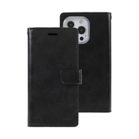 Thumbnail for iPhone 14 Compatible Case Cover With Premium Mansoor Diary Wallet in Black