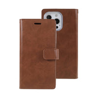 Thumbnail for iPhone 13 Pro Max Compatible Case Cover With Double Flip Wallet - Brown