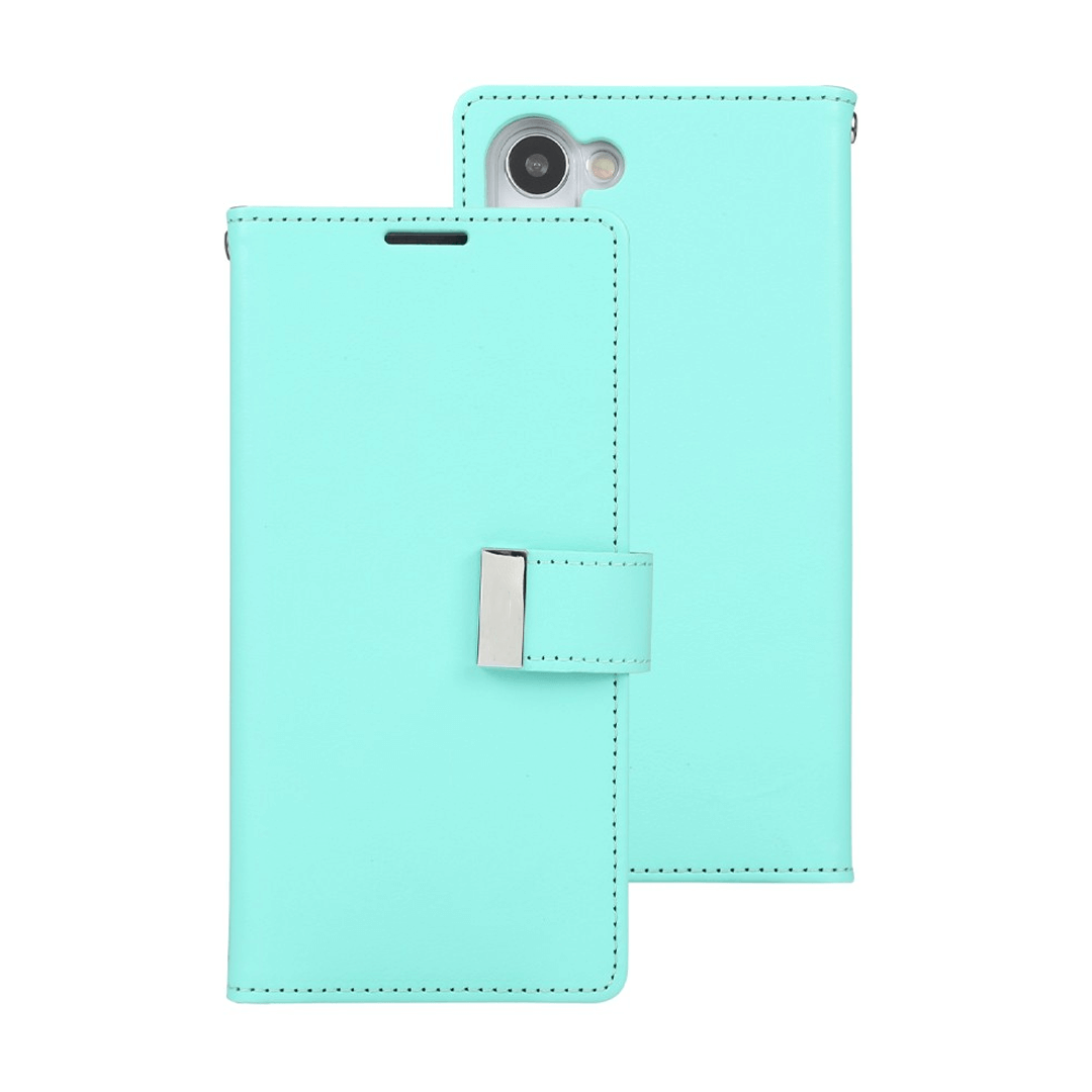 Samsung Galaxy S24 Compatible Case Cover Made Of Rich Diary - Mint