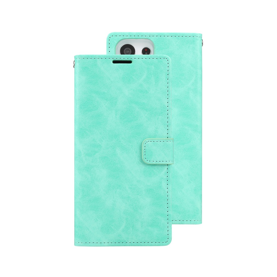 Samsung Galaxy S23 Plus Compatible Case Cover With Blue Moon Diary - Mint