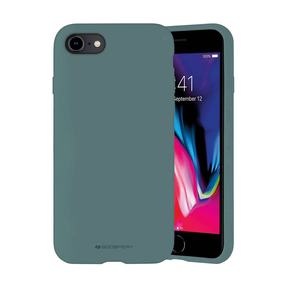 iPhone SE (2020) Compatible Case Cover With Silicone - Green