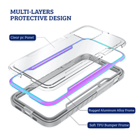 Thumbnail for iPhone XS Compatible Case Cover With Premium Shield Shockproof Heavy Duty Armor - Iridescent