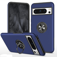Thumbnail for Google Pixel 8 Pro Compatible Premium Magnetic Ring Holder Shockproof Case Cover - Navy