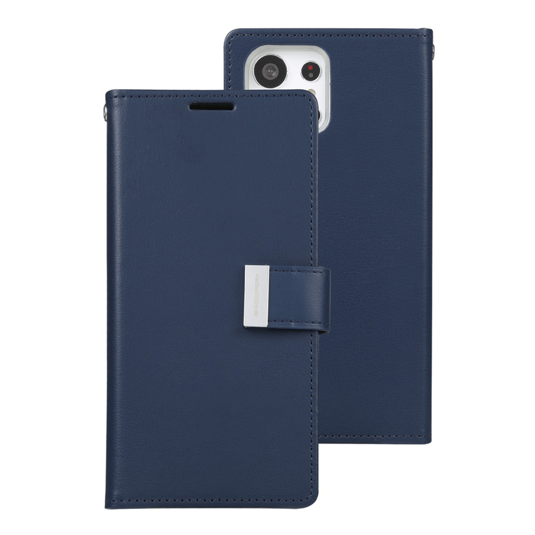iPhone 12 Pro Max Compatible Case Cover With Mercury Rich Dairy-Navy