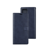 Thumbnail for iPhone 16 Plus Flip Diary Case Cover with Wallet and Media Stand: Soft and Shock-Resistant, Features Magnetic Closure and Front Cover - MagSafe Compatible -  Navy