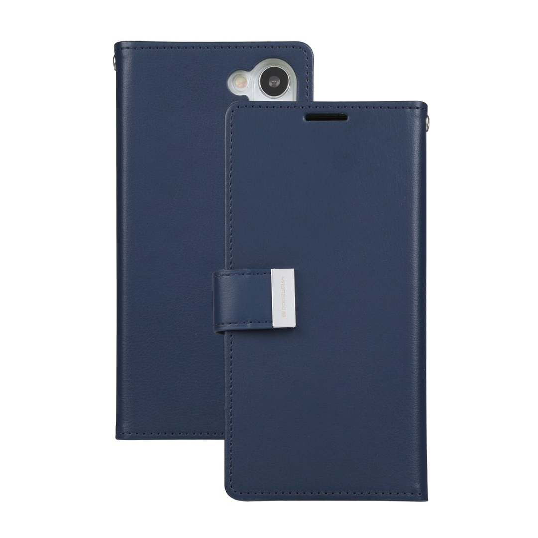 Samsung Galaxy S24 Plus Compatible Case Cover With Premium Rich Diary - Navy