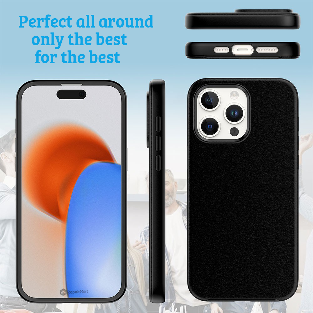 iPhone 16 Drop Protection Case Cover: Shockproof, Strong Build, MagSafe Compatible With Screen & Camera Protection - Transparent