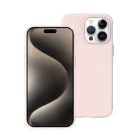 Thumbnail for iPhone 15 Pro Liquid Silicone Case Cover - Washable, Shock-Proof, Drop-Resistant, Ultra-Soft, Scratch-Free, Durable- Pink