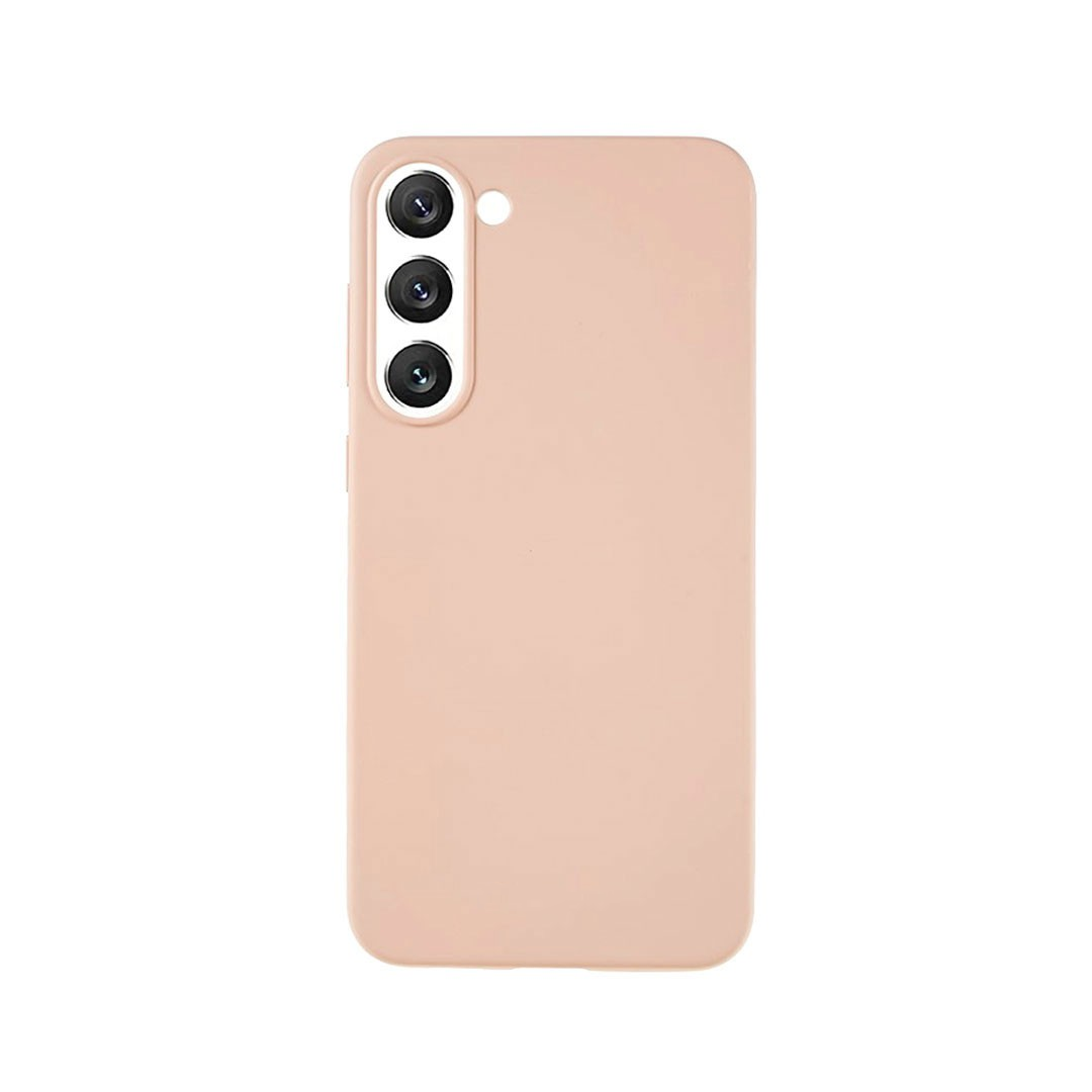 Samsung Galaxy S24 Compatible Case Cover With Premium Soft Feeling Jelly - Pink Sand