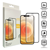 Thumbnail for iPhone 15 Full Cover Clear/ Privacy/Armour Tempered Glass Screen Protector with Cleaning Kit and Easy Bracket Installation Kit