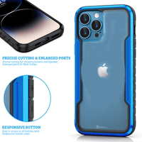 Thumbnail for iPhone 15 Plus Compatible Armor Case Cover With Premium Shockproof Heavy-Duty - Iridescent