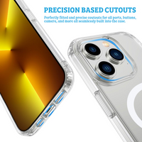 Thumbnail for iPhone 15 Pro Max Compatible Case Cover Featuring High Quality Acrylic + TPU Hybrid Transparent Compatible with Magsafe Technology