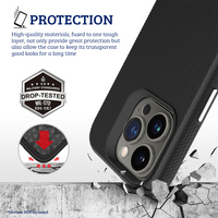 Thumbnail for iPhone 16 Rugged Shockproof Case Cover: MagSafe Compatible, High-Quality, Fingerprint-Resistant, Hard Protection - Navy