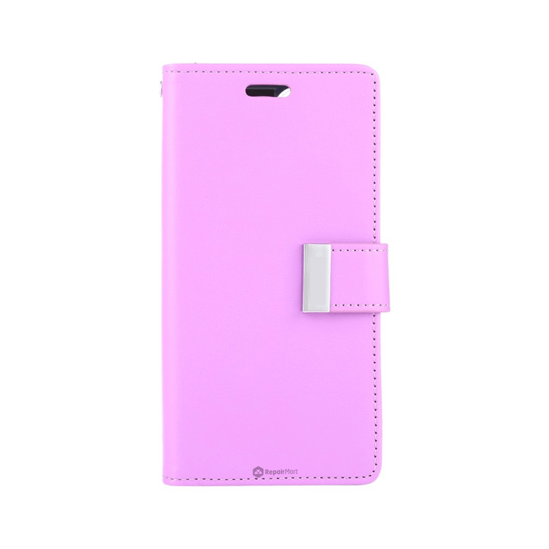 iPhone 15 Pro Max Compatible Case Cover Rich Diary for Stylish Protection - Purple