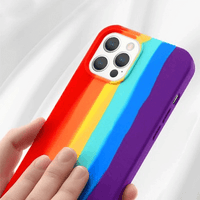 Thumbnail for iPhone 14 Plus Compatible Case Cover Made With Rainbow Liquid Silicone