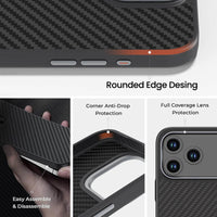 Thumbnail for iPhone 17 Pro Max Armour Xtreme Soft TPU Kevlar Case Cover with MagSafe Compatibility