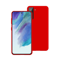 Thumbnail for Samsung Galaxy S21 FE 5G Compatible Case Cover Liquid Silicone -Red