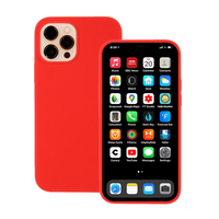 Thumbnail for iPhone 12 Pro Max Compatible Case Cover with Premium Silicone – Red
