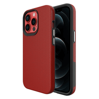 Thumbnail for iPhone 13 Compatible Shockproof Hardy Case Cover - Red