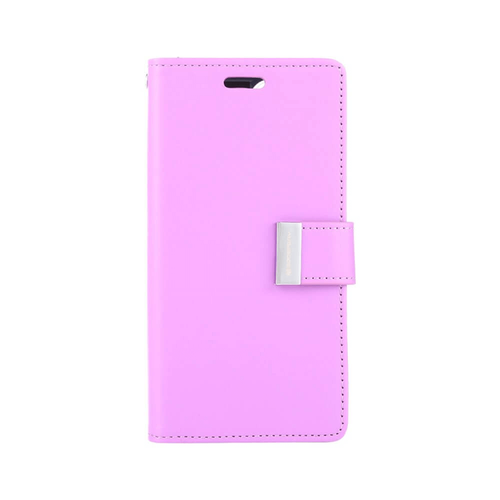 iPhone 14 Pro Max Compatible Case Cover Rich Diary for Stylish Protection - Purple