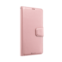 Thumbnail for iPhone 14 Compatible Case Cover With PU Flip Leather Wallet - Rose Gold