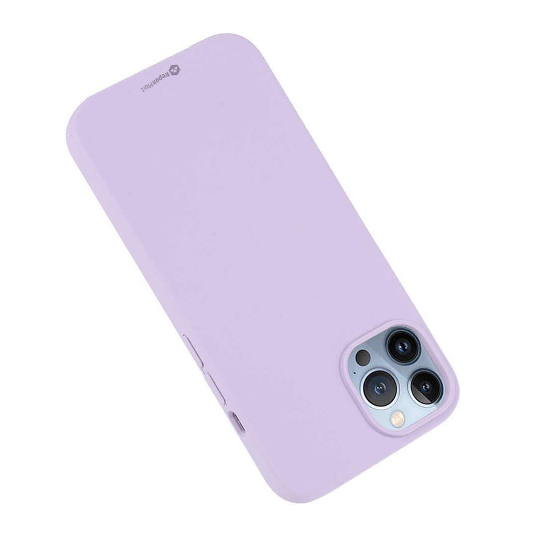 iPhone 15 Pro Max Compatible Case Cover Made With Premium Silicone - Purple