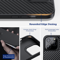 Thumbnail for iPhone 15 Pro Tough Armour Case Cover - Soft & Smooth, MagSafe Compatible, Drop Protection, Shock-Resistant, Screen & Camera Lens Guard