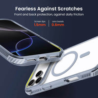 Thumbnail for iPhone 17 Pro Max Black Echo Wave Impact Protection Transparent Case Cover with 13 ft Drop Defence & MagSafe Compatibility Australia