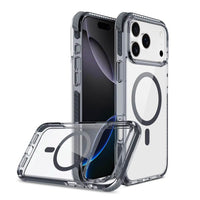 Thumbnail for iPhone 17 Pro Max Black Echo Wave Impact Protection Transparent Case Cover with 13 ft Drop Defence & MagSafe Compatibility Australia