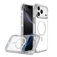 Thumbnail for iPhone 17 Pro Max Grey Echo Wave Impact Protection Transparent Case Cover with 13 ft Drop Defence & MagSafe Compatibility Australia