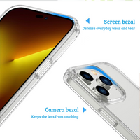 Thumbnail for iPhone 15 Plus High-Quality Transparent Case Cover - Acrylic + TPU Materials, MagSafe Compatible, Scratch & Bump Protection, Durable, Screen & Camera Lens Guard