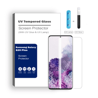 Thumbnail for Advanced UV Liquid Glue 9H Tempered Glass Screen Protector for Samsung Galaxy S20 Plus - Ultimate Guard, Screen Armor, Bubble-Free Installation