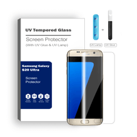 Thumbnail for Advanced UV Liquid Glue 9H Tempered Glass Screen Protector for Samsung Galaxy S20 Ultra - Ultimate Guard, Screen Armor, Bubble-Free Installation