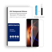 Thumbnail for Advanced Liquid UV Full Cover Curved Tempered Glass Screen Protector Fit for OPPO Find X3