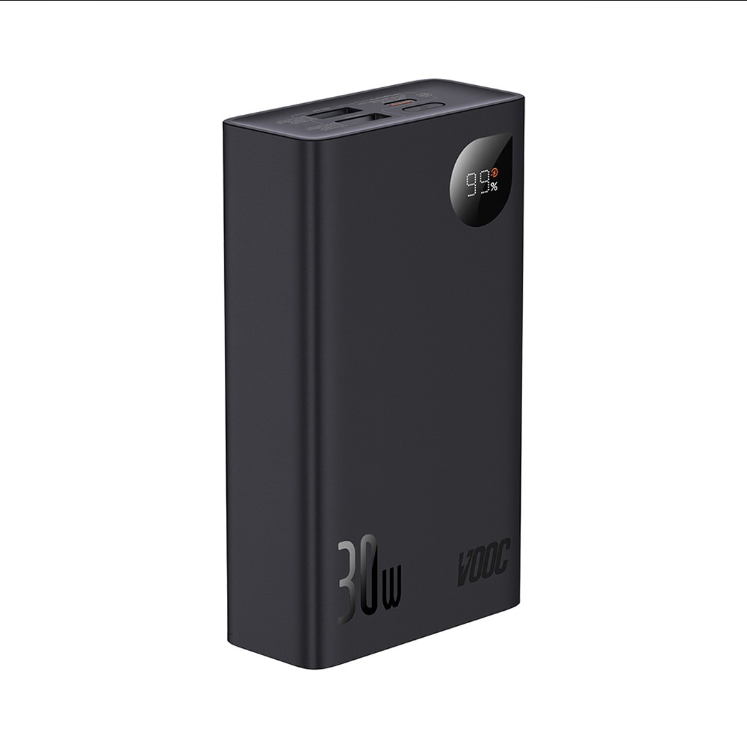 Digital Display Fast Charge Power Bank 20000mAh 30W (VOOC Edition)-Black