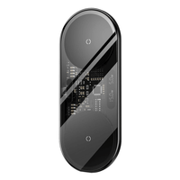 Thumbnail for Digital LED Display Dual Wireless Charger With Digital Display 20W (WXSX010101) - Black