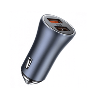 Thumbnail for A+A 30W Dual QC3.0 Quick Car Charger - Black Beauty for Effortless, High-Speed Charging on the Move
