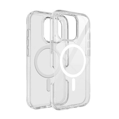 iPhone 16 Drop Protection Case Cover: Shockproof, Strong Build, MagSafe Compatible With Screen & Camera Protection - Transparent