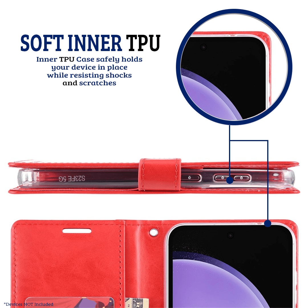 Samsung Galaxy S24 Ultra Compatible Case Cover With Blue Moon Diary - Hot Pink