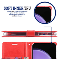 Thumbnail for Samsung Galaxy S24 Ultra Compatible Case Cover With Blue Moon Diary - Hot Pink
