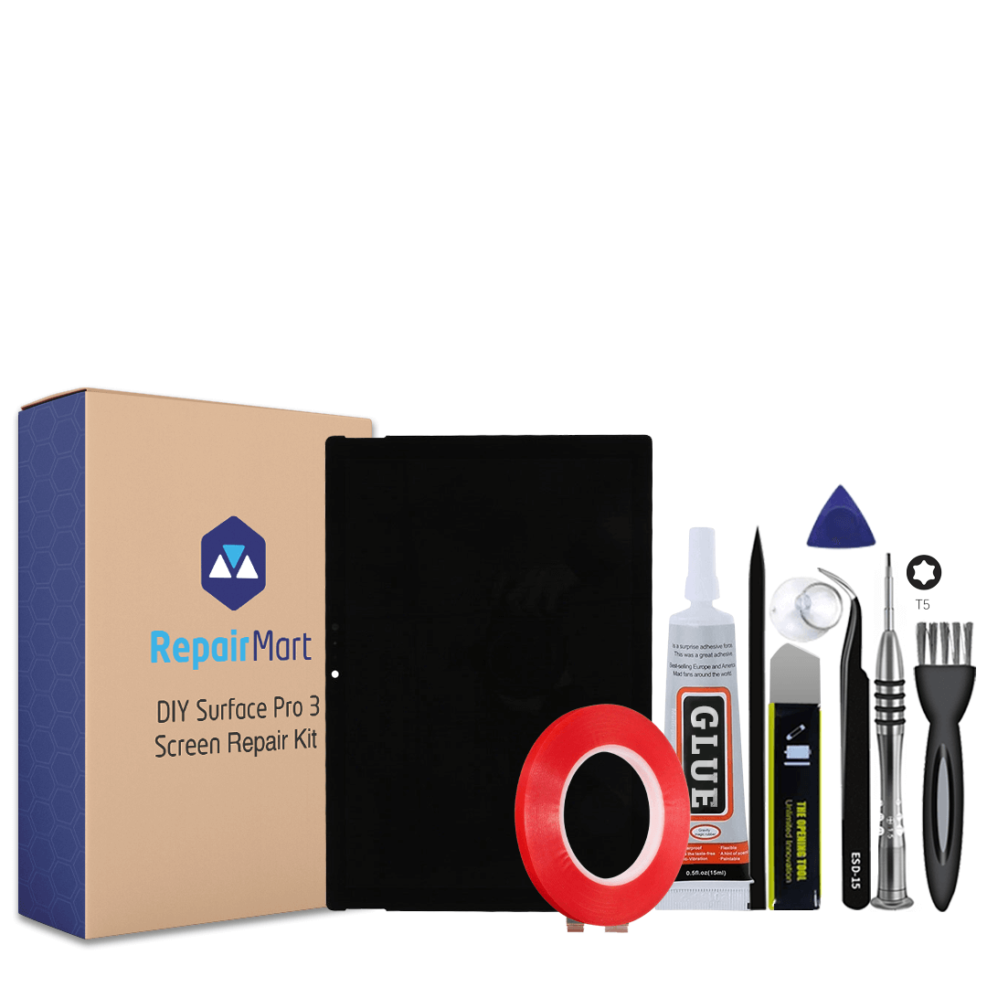 Fit For Microsoft Surface Pro 3 Compatible Screen and LCD Replacement Assembly + Repair Kit