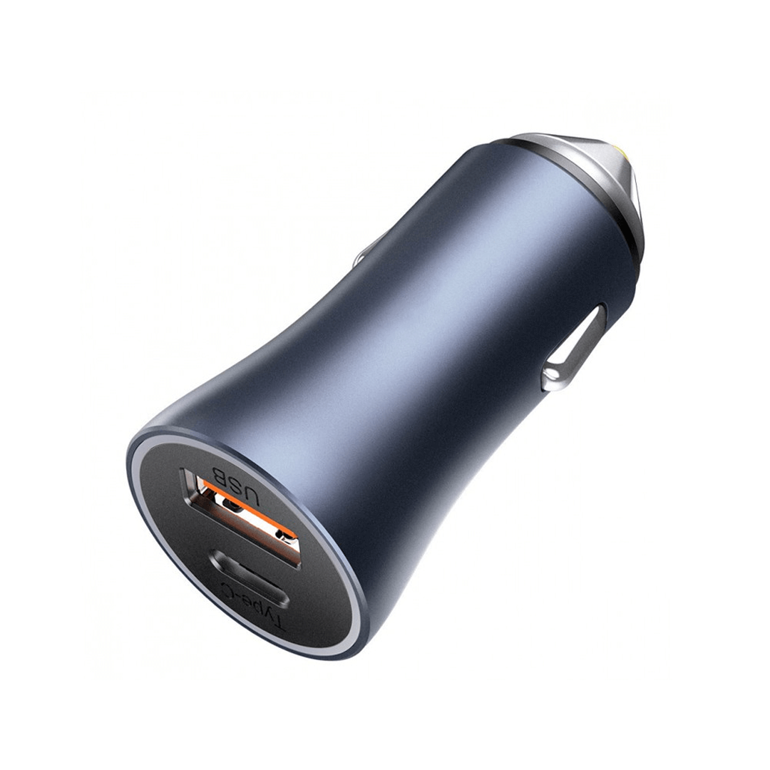 A+A 30W Dual QC3.0 Quick Car Charger - Black Beauty for Effortless, High-Speed Charging on the Move