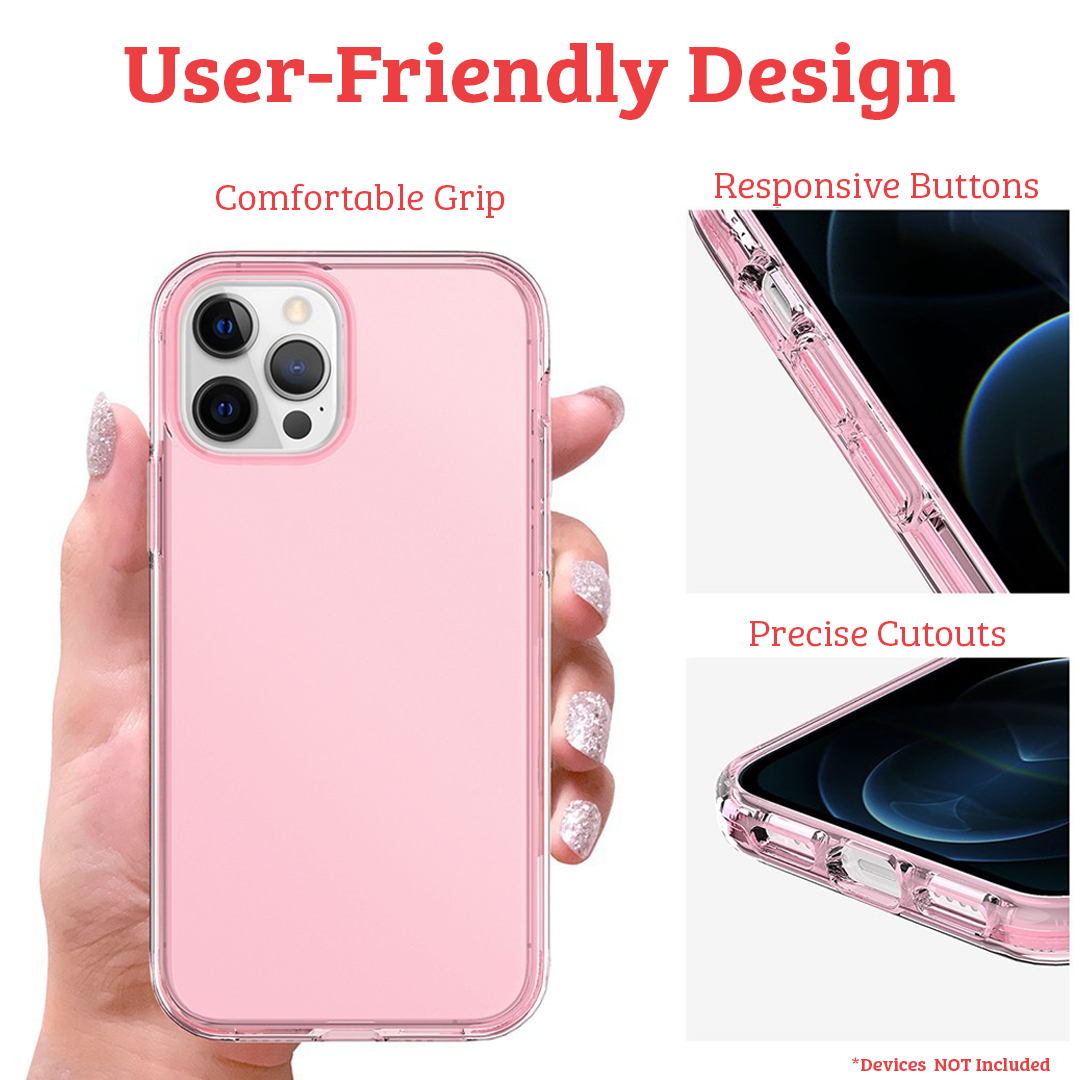 iPhone 12 Pro Compatible Case Cover With Ultimate Shockproof - Transparent