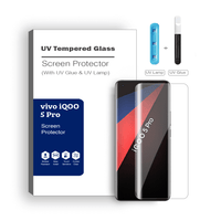 Thumbnail for Advanced UV Liquid Glue 9H Tempered Glass Screen Protector for Vivo iQOO 5 Pro 5G - Ultimate Guard, Screen Armor, Bubble-Free Installation