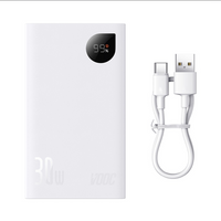 Thumbnail for Adaman2 Digital Display Fast Charge Power Bank 20000mAh 30W (VOOC Edition)-White