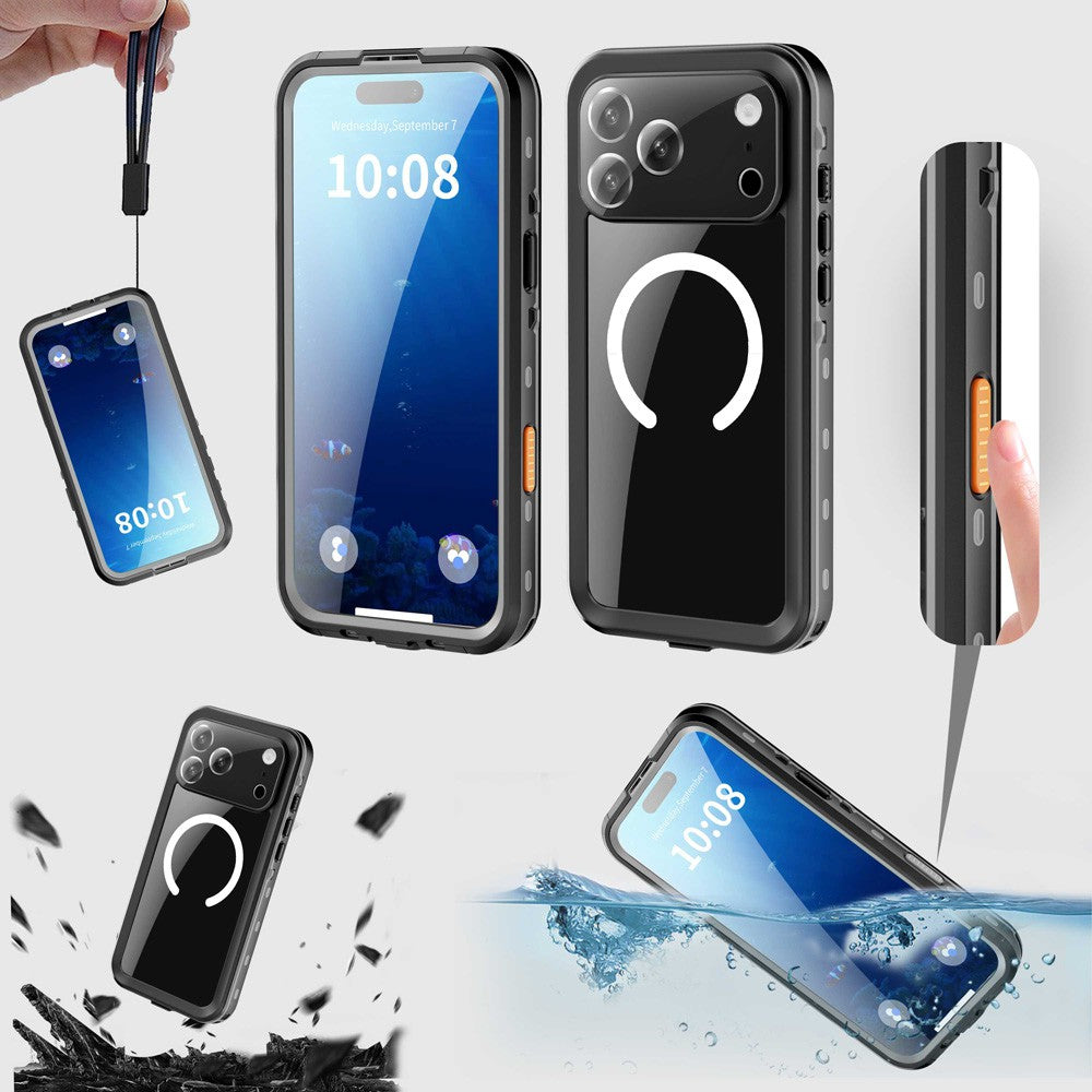 iPhone 17 Waterproof Shockproof Case Cover with MagSafe Technology