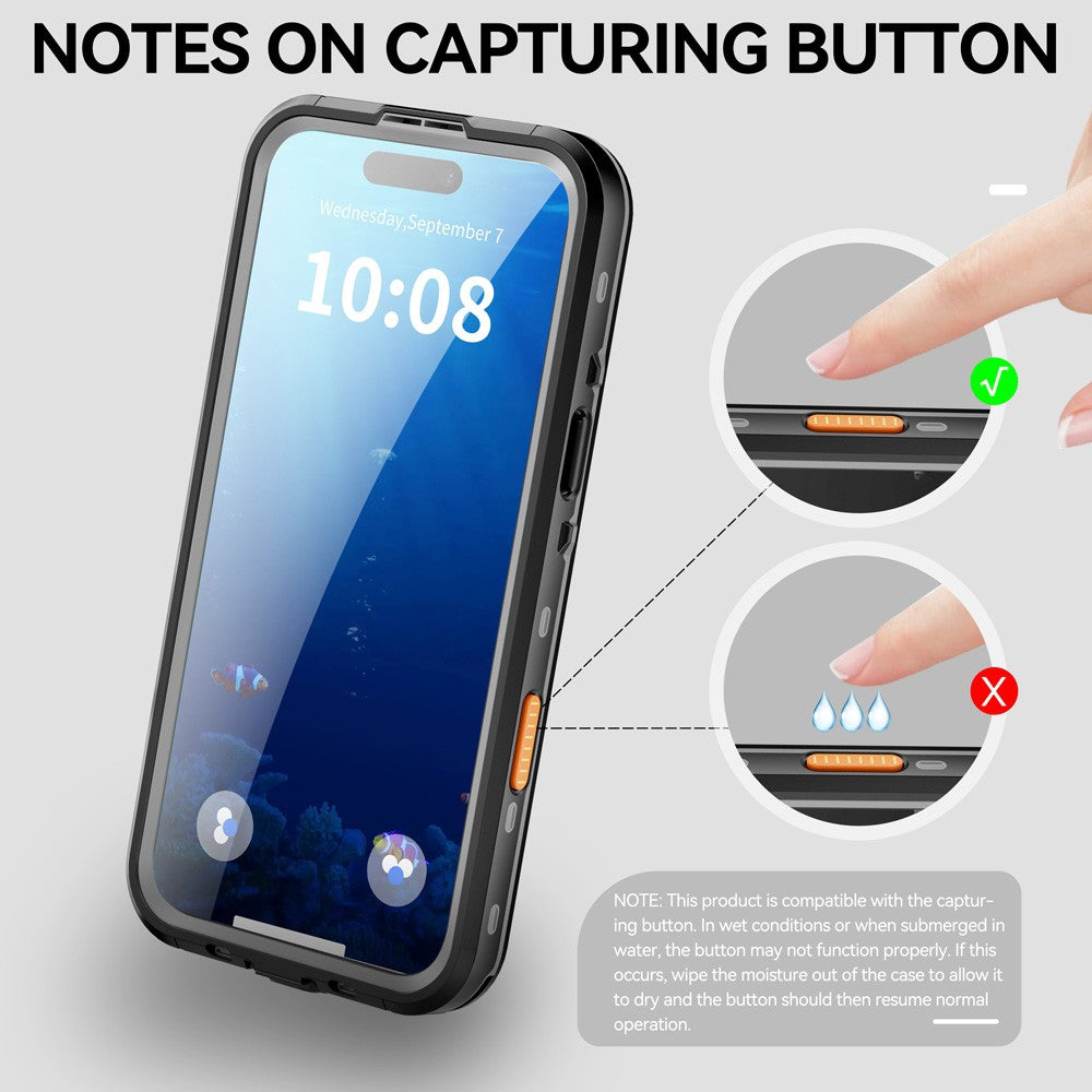 iPhone 17 Waterproof Shockproof Case Cover with MagSafe Technology