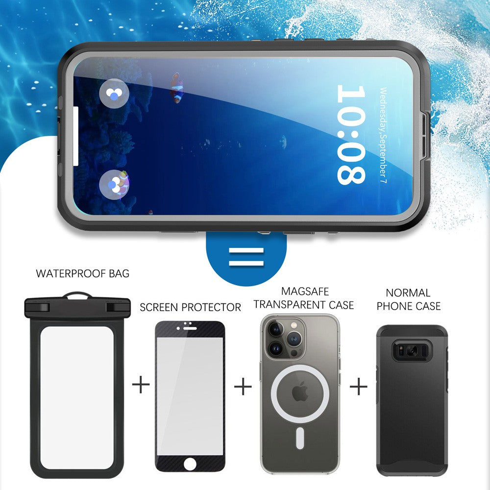 iPhone 17 Waterproof Shockproof Case Cover with MagSafe Technology