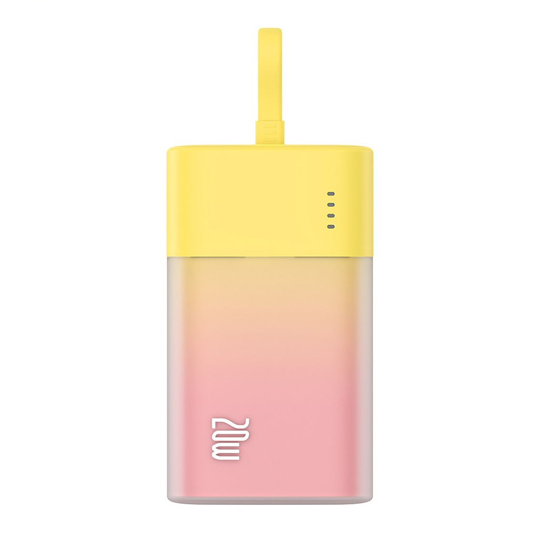 Baseus Popsicle Fast Charging Power Bank Type-C Edition 5200mAh 20W-Yellow
