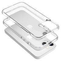 Thumbnail for iPhone 15 Compatible Case Cover With Shockproof And Military-Grade Protection - Clear Pink